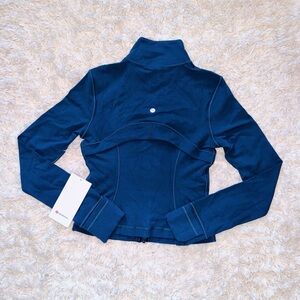 Indochine Blue Define Cropped Jacket Nulu Lululemon
